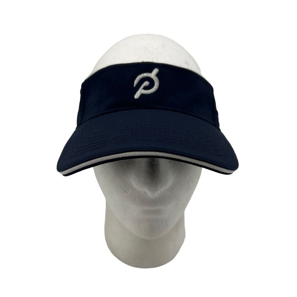 Peloton Visor Adult‎ One Size Fits All Dark Navy Embroider Logo Adjustable Strap